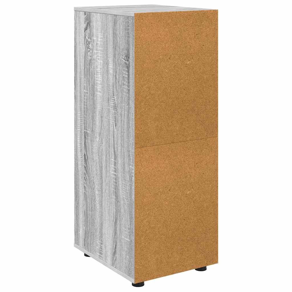 Opbergkast Grijs Sonoma 40 x 48 x 105 cm Bewerkt hout is nu te koop bij PeponiXL, paradijselijk wonen!