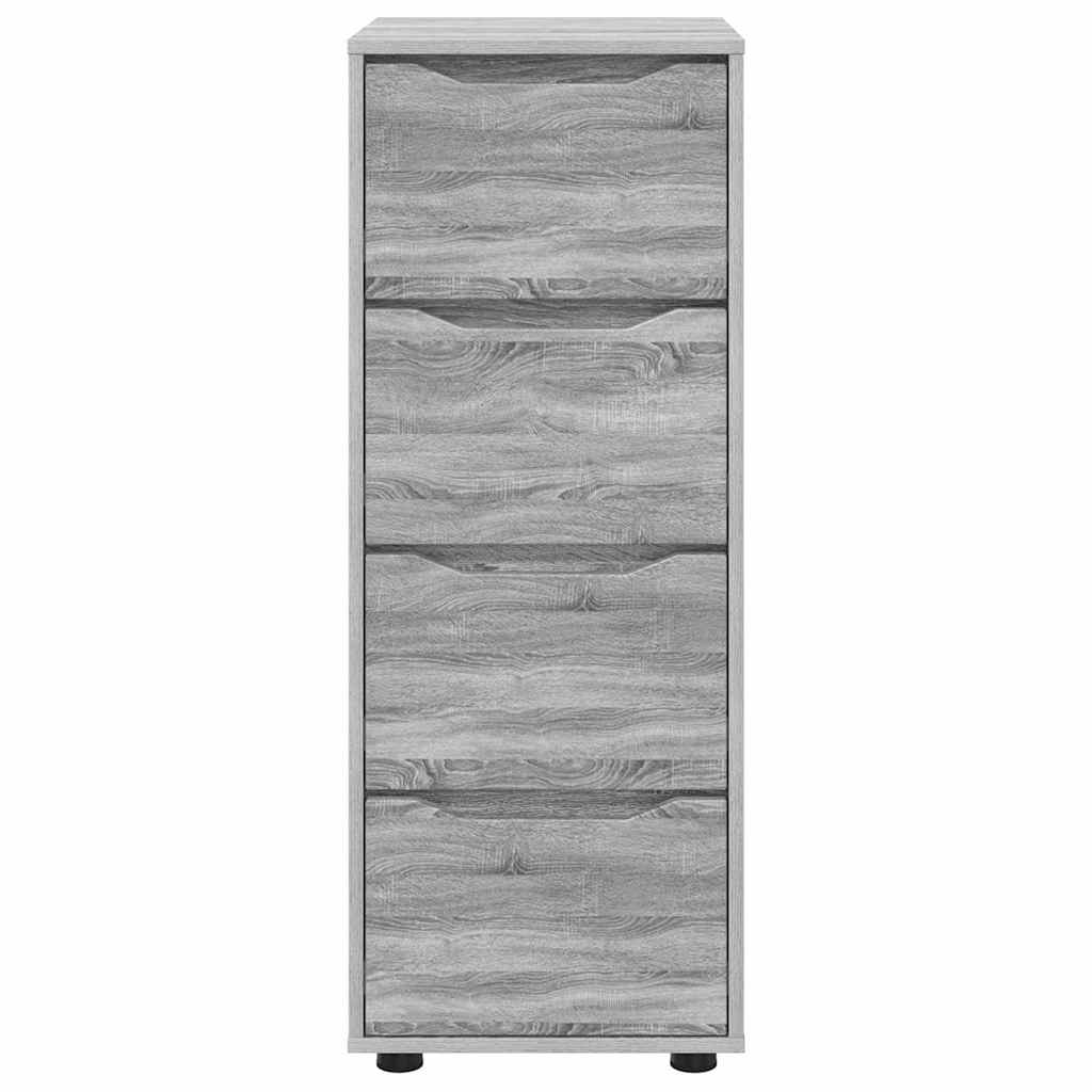 Opbergkast Grijs Sonoma 40 x 48 x 105 cm Bewerkt hout is nu te koop bij PeponiXL, paradijselijk wonen!