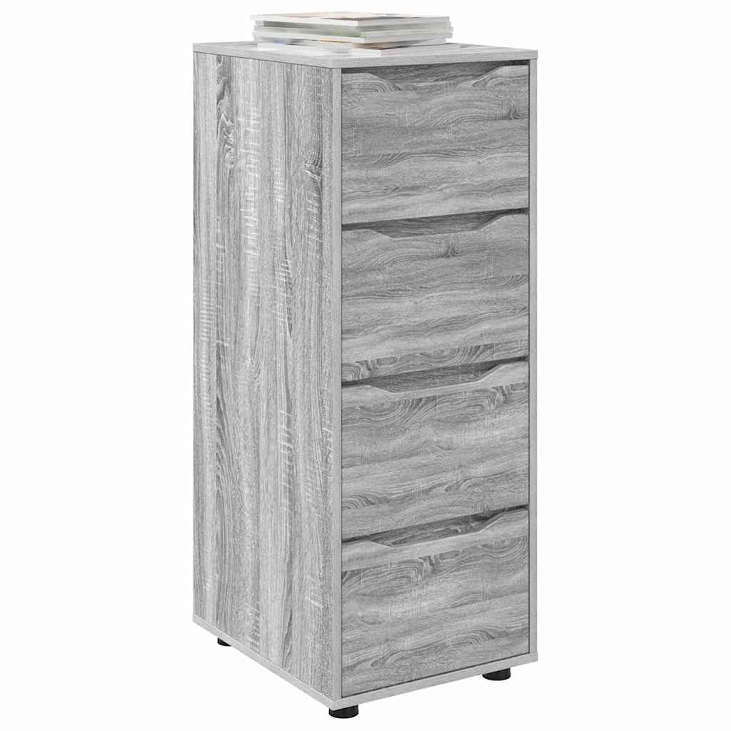 Opbergkast Grijs Sonoma 40 x 48 x 105 cm Bewerkt hout is nu te koop bij PeponiXL, paradijselijk wonen!