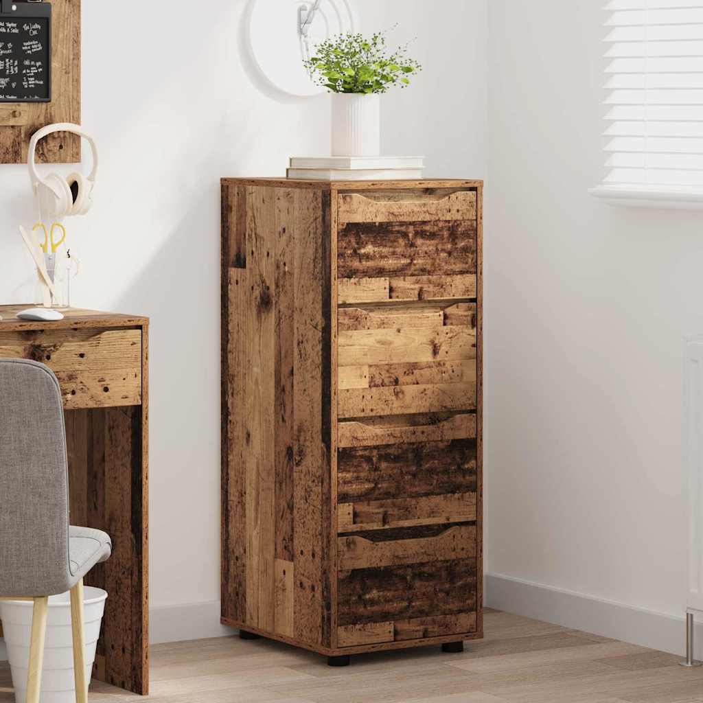 Opbergkast Oud Hout 40 x 48 x 105 cm Bewerkt hout is nu te koop bij PeponiXL, paradijselijk wonen!