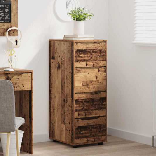 Opbergkast Oud Hout 40 x 48 x 105 cm Bewerkt hout is nu te koop bij PeponiXL, paradijselijk wonen!