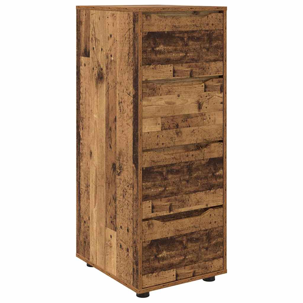 Opbergkast Oud Hout 40 x 48 x 105 cm Bewerkt hout is nu te koop bij PeponiXL, paradijselijk wonen!