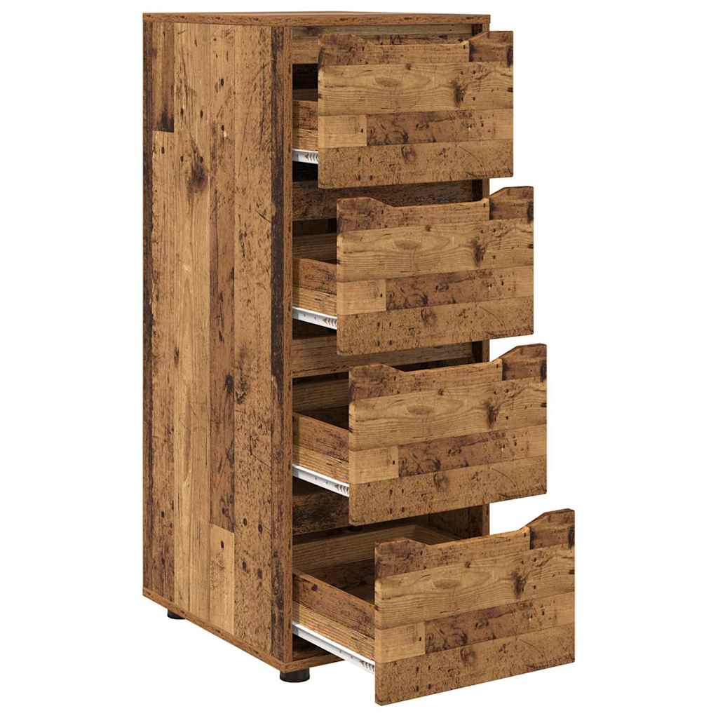 Opbergkast Oud Hout 40 x 48 x 105 cm Bewerkt hout is nu te koop bij PeponiXL, paradijselijk wonen!