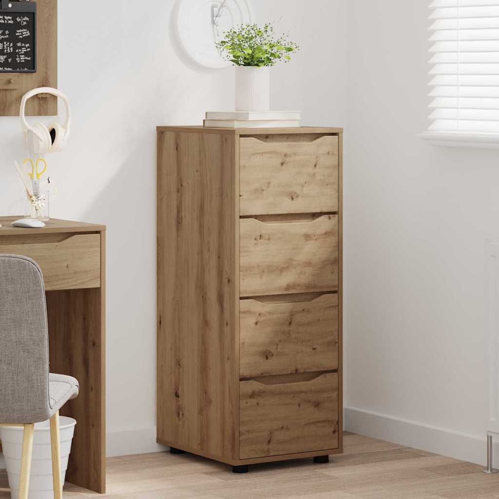 Opbergkast Artisan Eiken 40 x 48 x 105 cm Bewerkt hout is nu te koop bij PeponiXL, paradijselijk wonen!