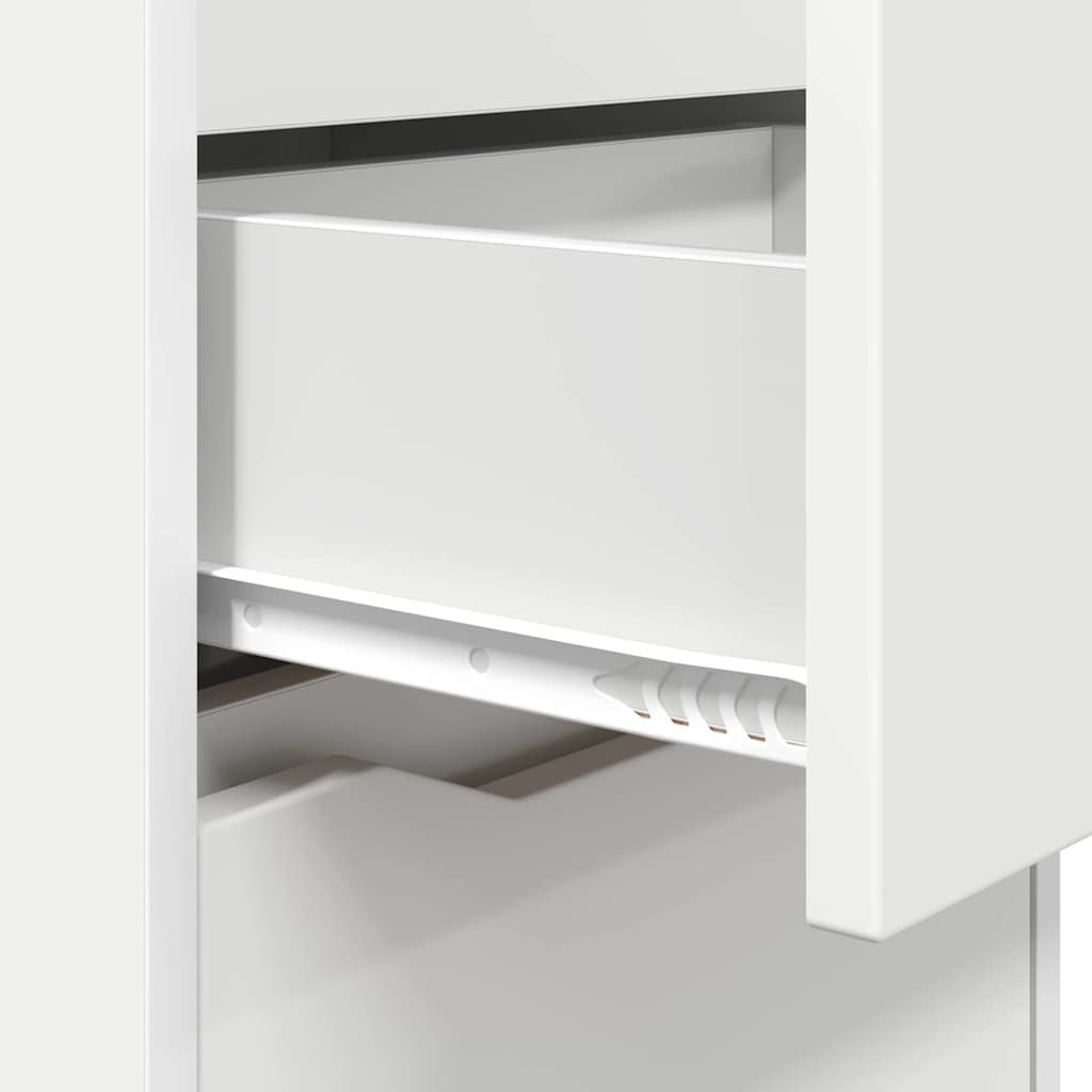 Nachtkastje met lade Wit 40 x 30 x 467 cm Bewerkt hout is nu te koop bij PeponiXL, paradijselijk wonen!