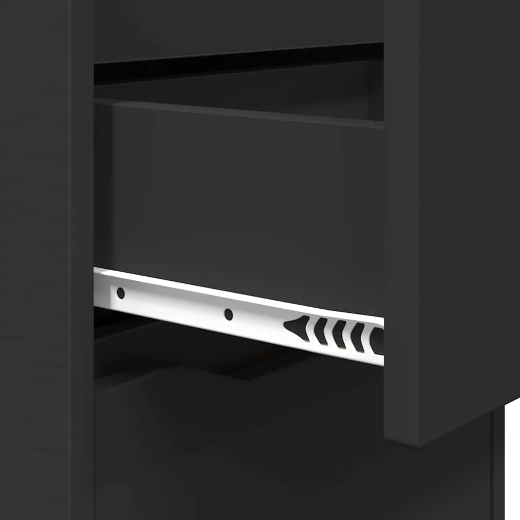 Nachtkastjes met lade 2 pcs Zwart 40 x 30 x 467 cm Bewerkt hout is nu te koop bij PeponiXL, paradijselijk wonen!