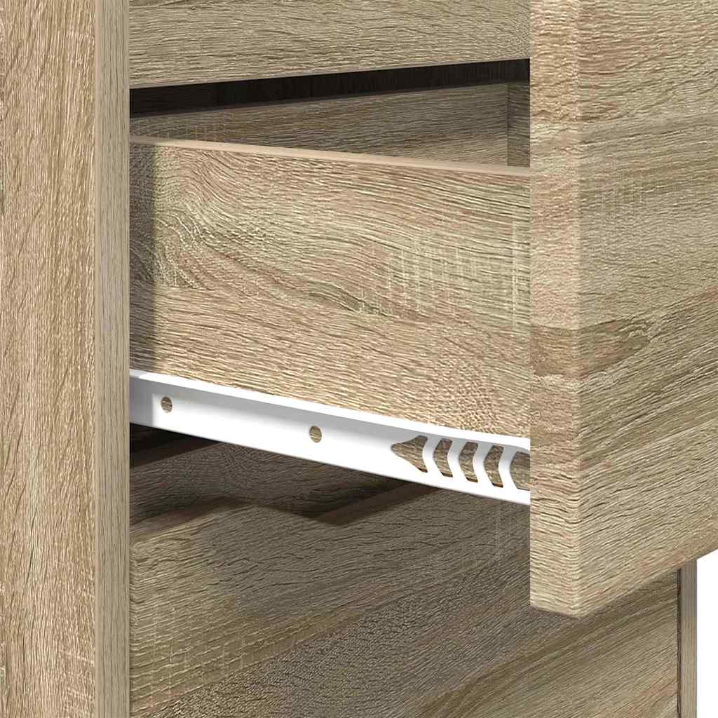 Nachtkastjes 2 pcs Sonoma Eiken 40 x 30 x 467 cm Bewerkt hout is nu te koop bij PeponiXL, paradijselijk wonen!