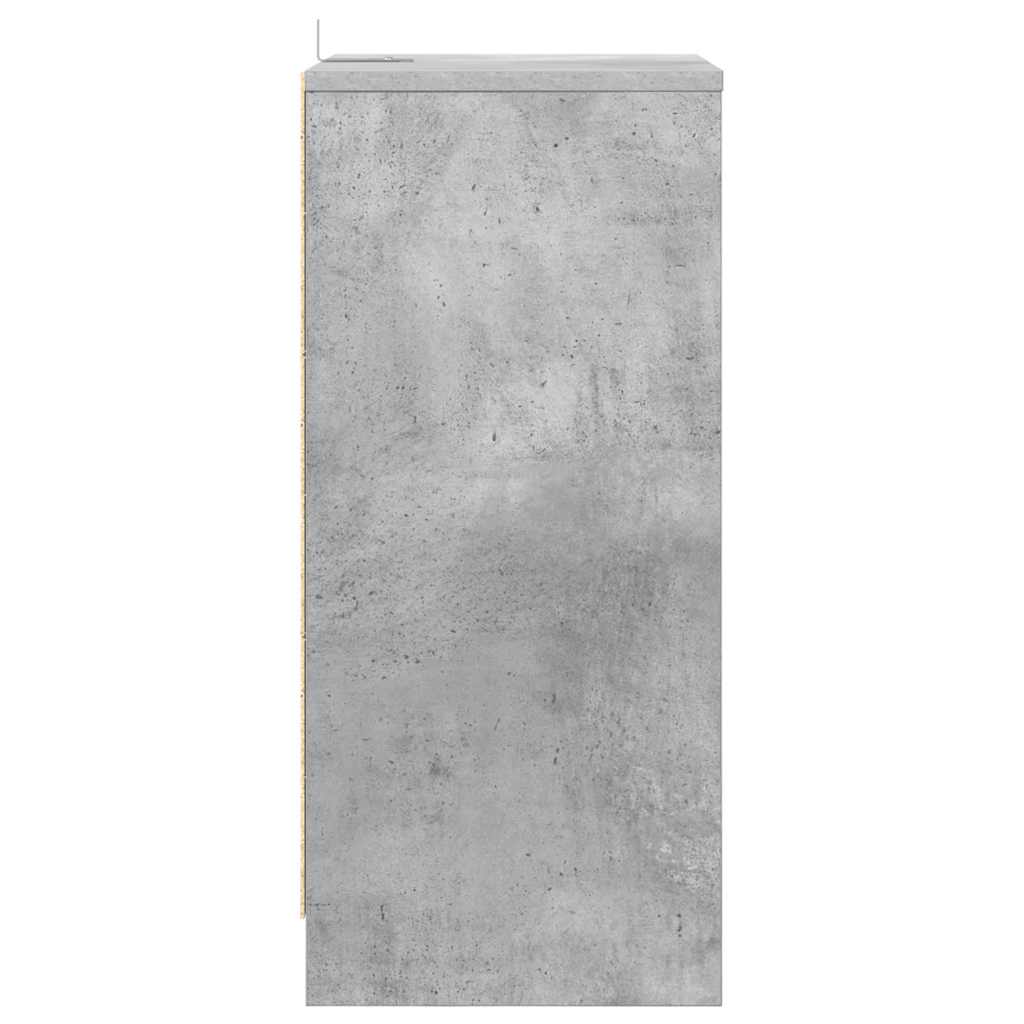 Nachtkastjes 2 pcs Beton Grijs 40 x 30 x 467 cm Bewerkt hout is nu te koop bij PeponiXL, paradijselijk wonen!