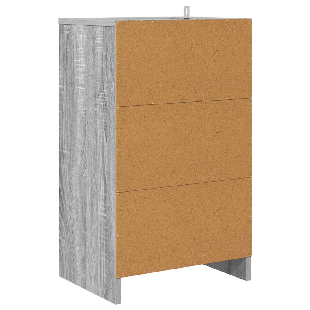 Nachtkastjes 2 pcs Grijs Sonoma 40 x 30 x 467 cm Bewerkt hout is nu te koop bij PeponiXL, paradijselijk wonen!