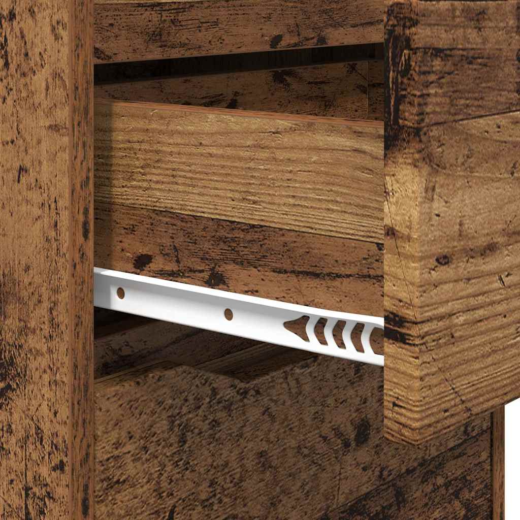 Nachtkastjes 2 pcs Oud Hout 40 x 30 x 467 cm Bewerkt hout is nu te koop bij PeponiXL, paradijselijk wonen!