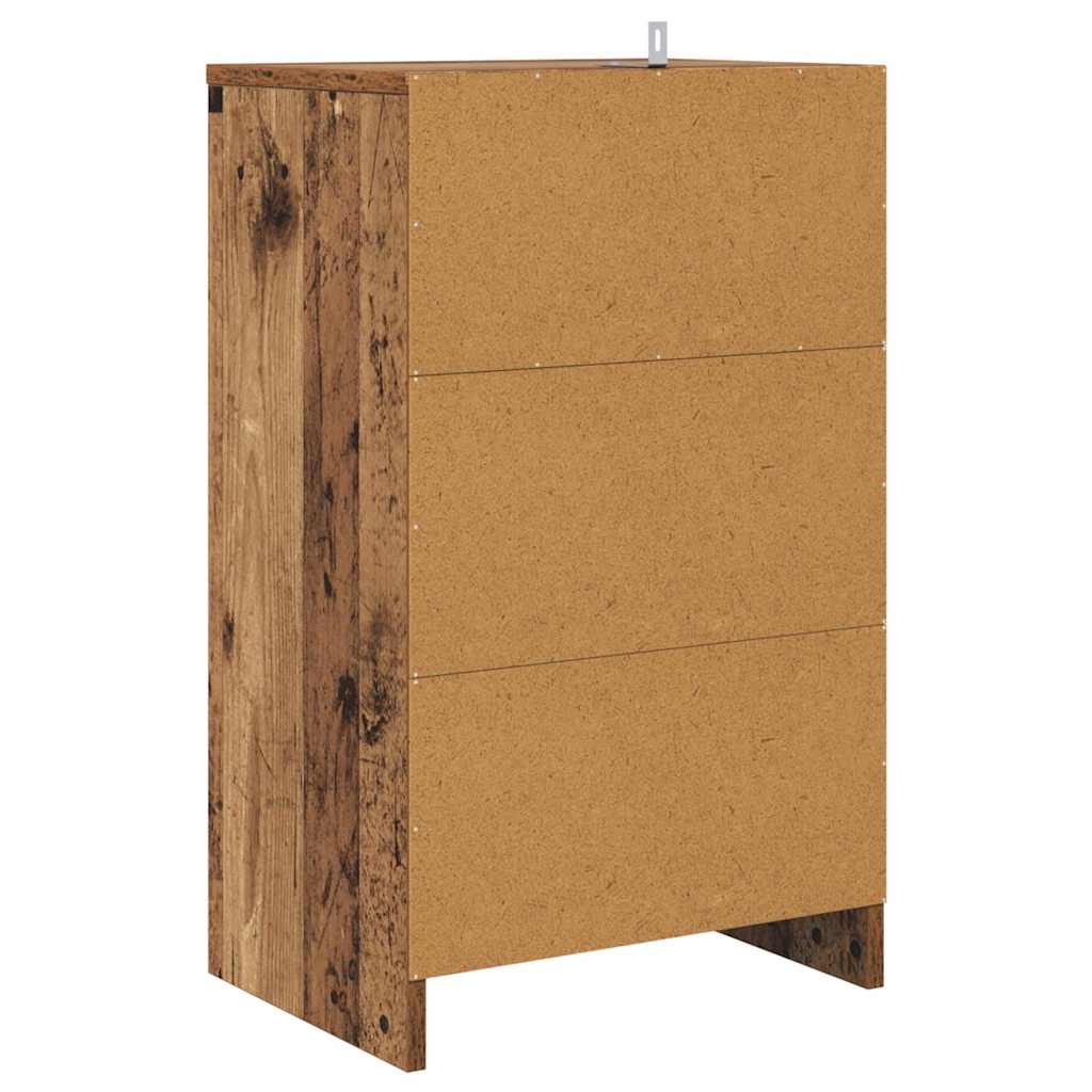 Nachtkastjes 2 pcs Oud Hout 40 x 30 x 467 cm Bewerkt hout is nu te koop bij PeponiXL, paradijselijk wonen!