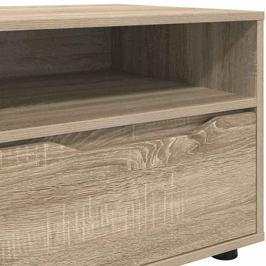 TV-kast met lade Sonoma Eiken 100 x 48 x 43 cm Bewerkt hout is nu te koop bij PeponiXL, paradijselijk wonen!