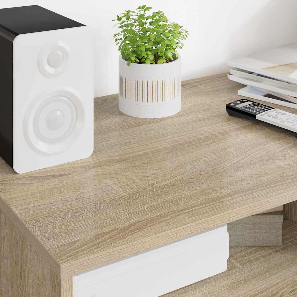 TV-kast met lade Sonoma Eiken 100 x 48 x 43 cm Bewerkt hout is nu te koop bij PeponiXL, paradijselijk wonen!