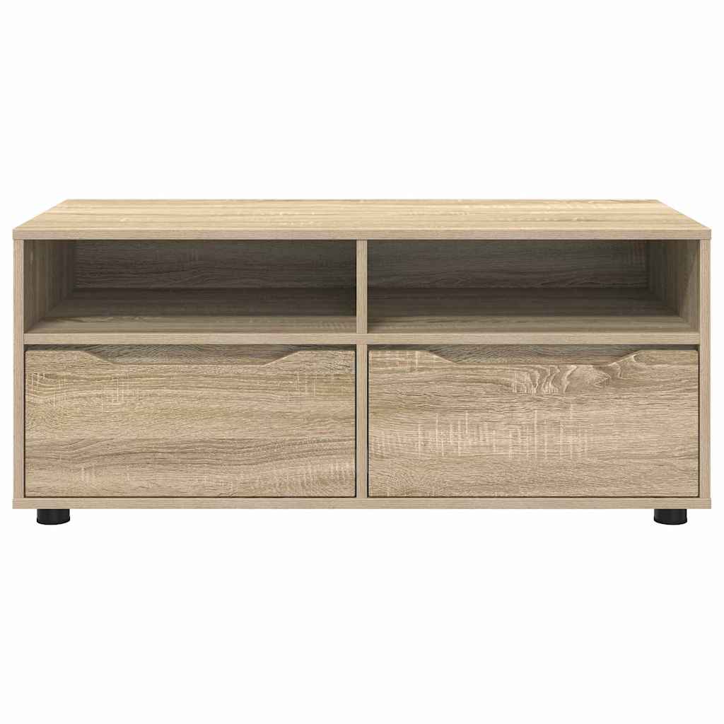 TV-kast met lade Sonoma Eiken 100 x 48 x 43 cm Bewerkt hout is nu te koop bij PeponiXL, paradijselijk wonen!
