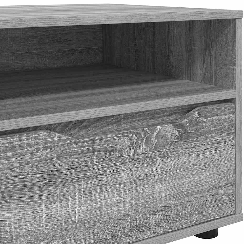 TV-kast met lade Grijs Sonoma 100 x 48 x 43 cm Bewerkt hout is nu te koop bij PeponiXL, paradijselijk wonen!