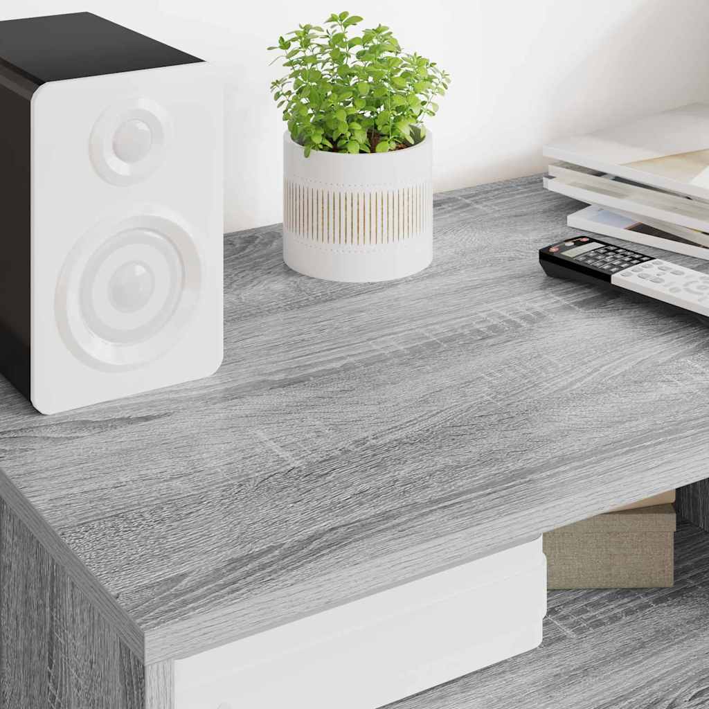 TV-kast met lade Grijs Sonoma 100 x 48 x 43 cm Bewerkt hout is nu te koop bij PeponiXL, paradijselijk wonen!