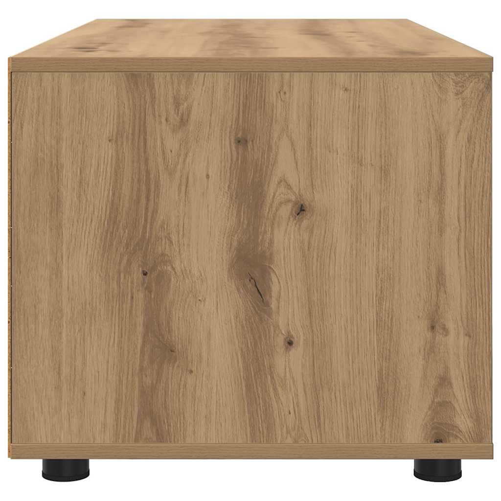 TV-kast met lade Artisan Eiken 100 x 48 x 43 cm Bewerkt hout is nu te koop bij PeponiXL, paradijselijk wonen!