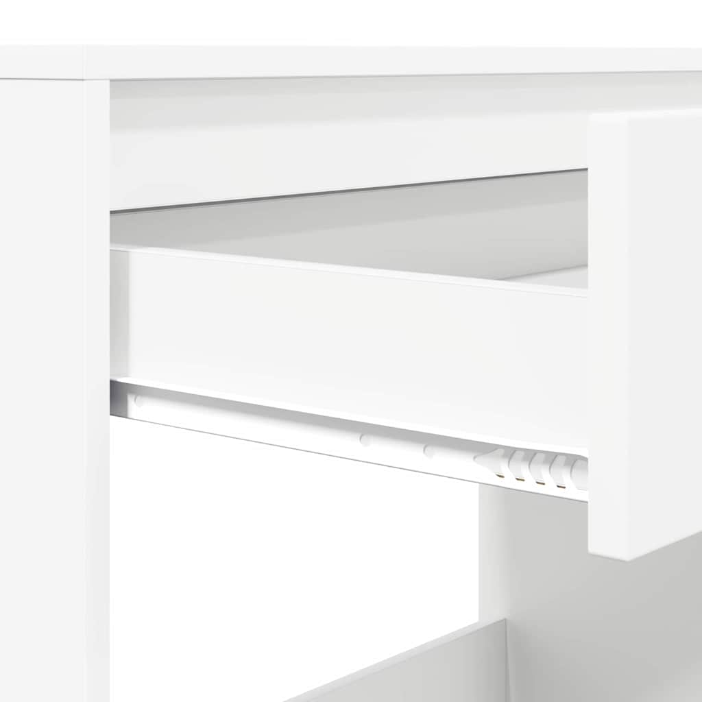 Bureau met lade Wit 100 x 50 x 78 cm Geconstrueerd hout is nu te koop bij PeponiXL, paradijselijk wonen!