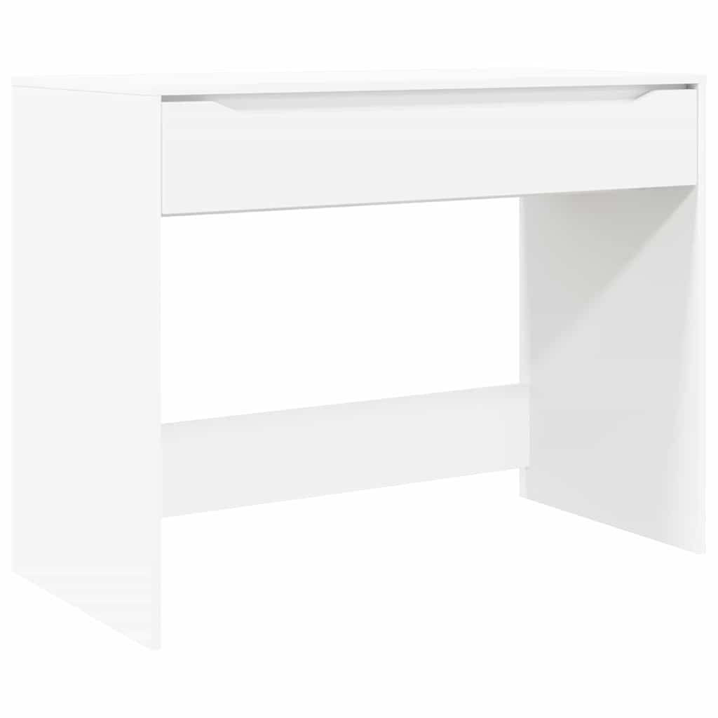 Bureau met lade Wit 100 x 50 x 78 cm Geconstrueerd hout is nu te koop bij PeponiXL, paradijselijk wonen!
