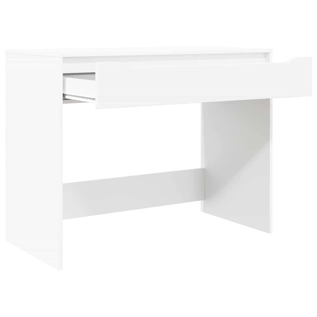 Bureau met lade Wit 100 x 50 x 78 cm Geconstrueerd hout is nu te koop bij PeponiXL, paradijselijk wonen!