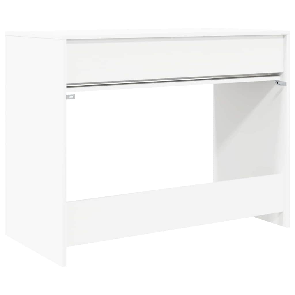 Bureau met lade Wit 100 x 50 x 78 cm Geconstrueerd hout is nu te koop bij PeponiXL, paradijselijk wonen!