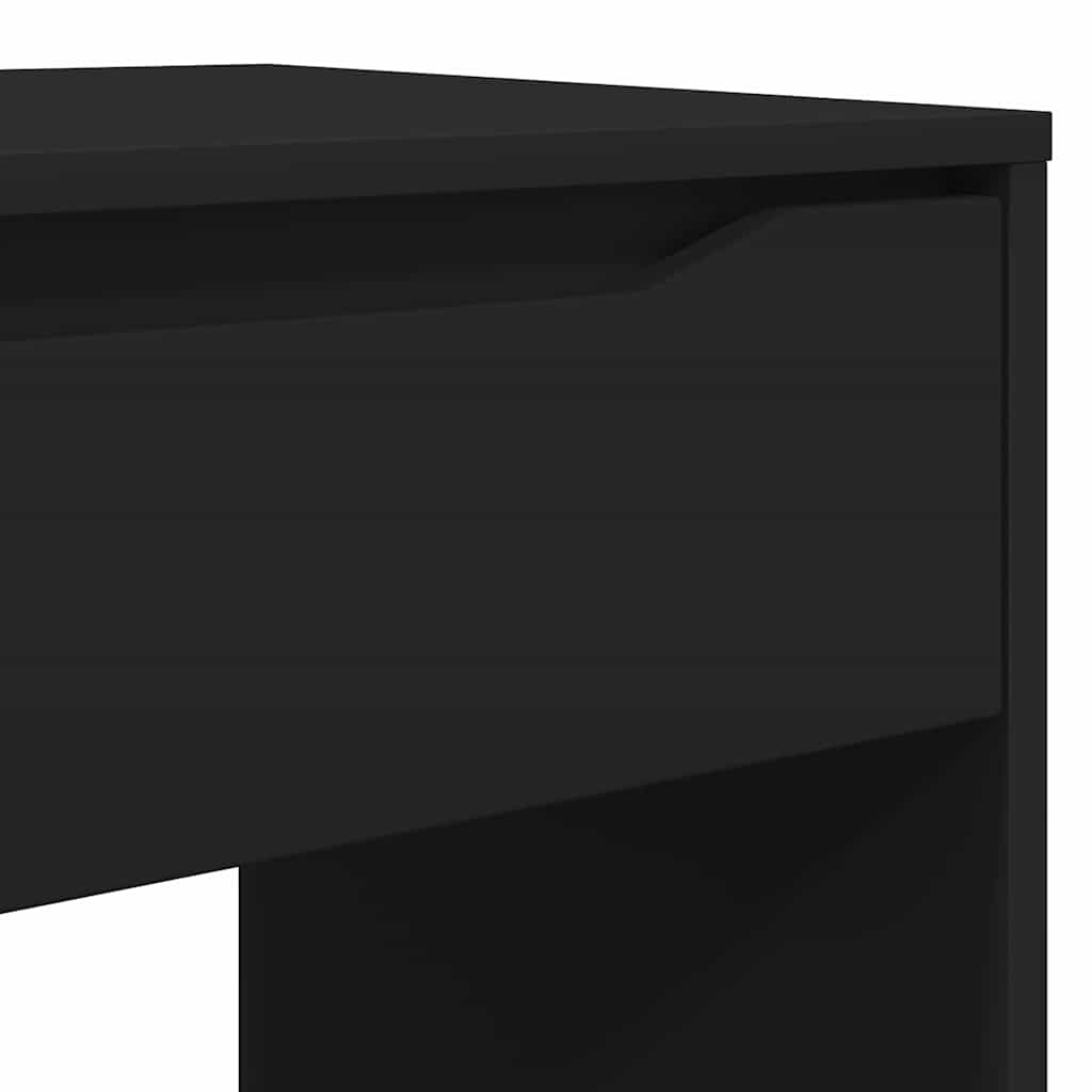 Bureau met lade Zwart 100 x 50 x 78 cm Geconstrueerd hout is nu te koop bij PeponiXL, paradijselijk wonen!