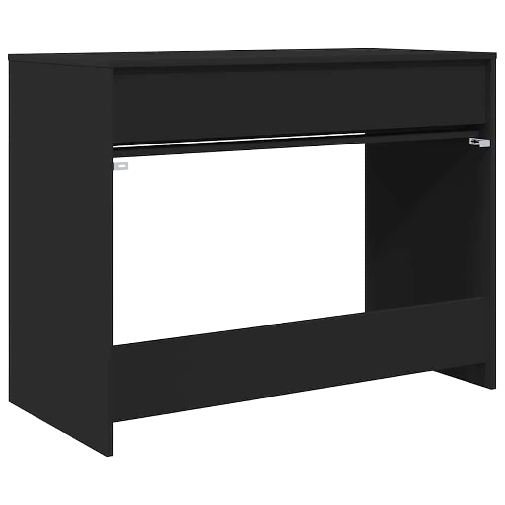 Bureau met lade Zwart 100 x 50 x 78 cm Geconstrueerd hout is nu te koop bij PeponiXL, paradijselijk wonen!