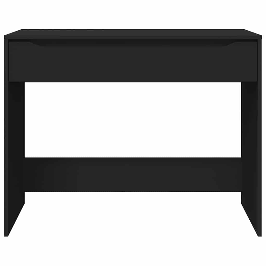 Bureau met lade Zwart 100 x 50 x 78 cm Geconstrueerd hout is nu te koop bij PeponiXL, paradijselijk wonen!