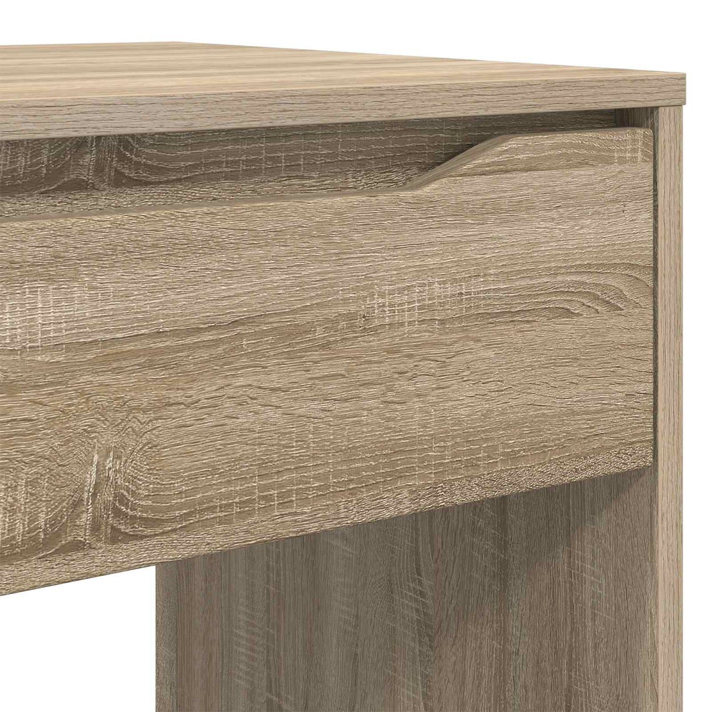 Bureau Sonoma Eiken 100 x 50 x 78 cm Geconstrueerd hout is nu te koop bij PeponiXL, paradijselijk wonen!