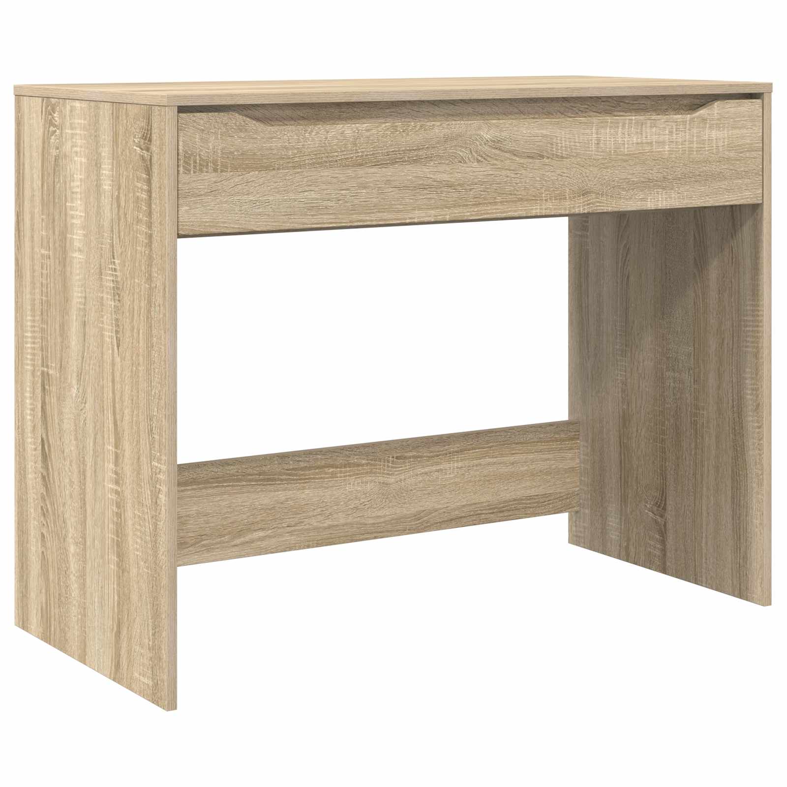 Bureau Sonoma Eiken 100 x 50 x 78 cm Geconstrueerd hout is nu te koop bij PeponiXL, paradijselijk wonen!