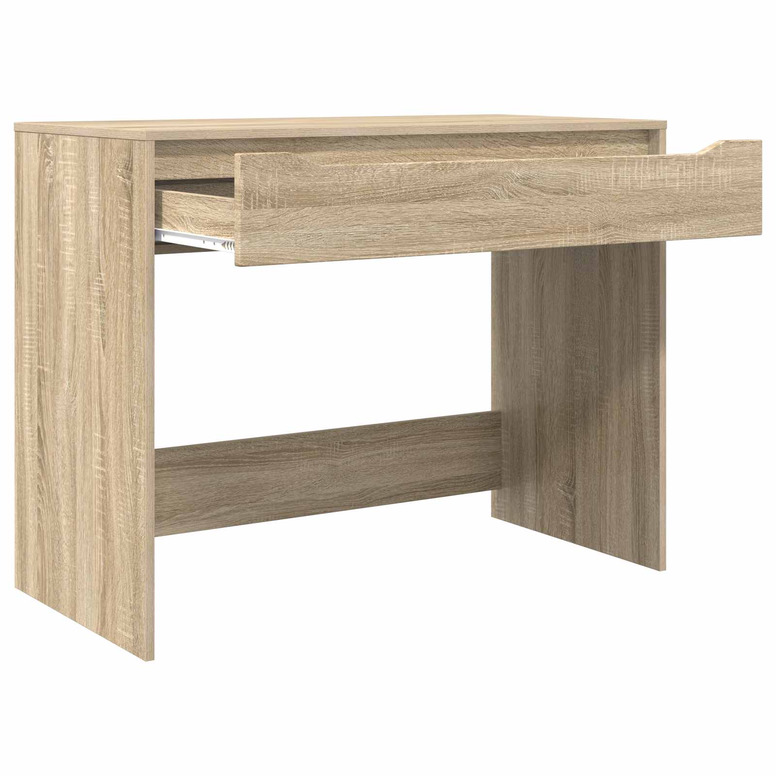 Bureau Sonoma Eiken 100 x 50 x 78 cm Geconstrueerd hout is nu te koop bij PeponiXL, paradijselijk wonen!