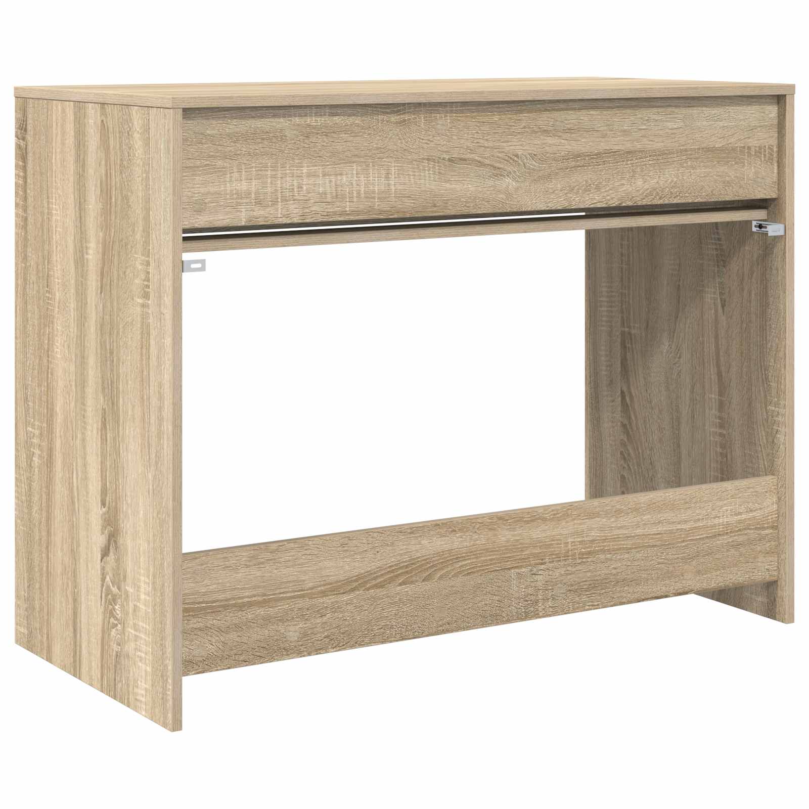 Bureau Sonoma Eiken 100 x 50 x 78 cm Geconstrueerd hout is nu te koop bij PeponiXL, paradijselijk wonen!