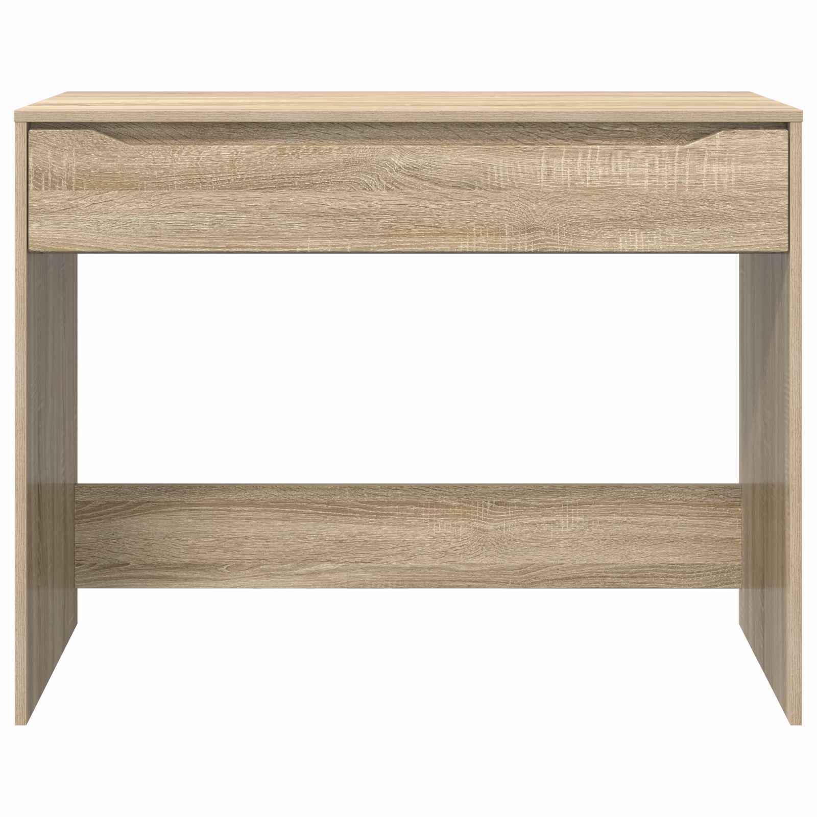 Bureau Sonoma Eiken 100 x 50 x 78 cm Geconstrueerd hout is nu te koop bij PeponiXL, paradijselijk wonen!
