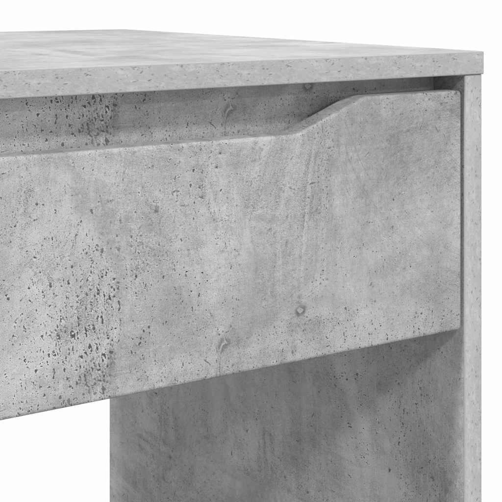 Bureau met lade Beton Grijs 100 x 50 x 78 cm Geconstrueerd hout is nu te koop bij PeponiXL, paradijselijk wonen!