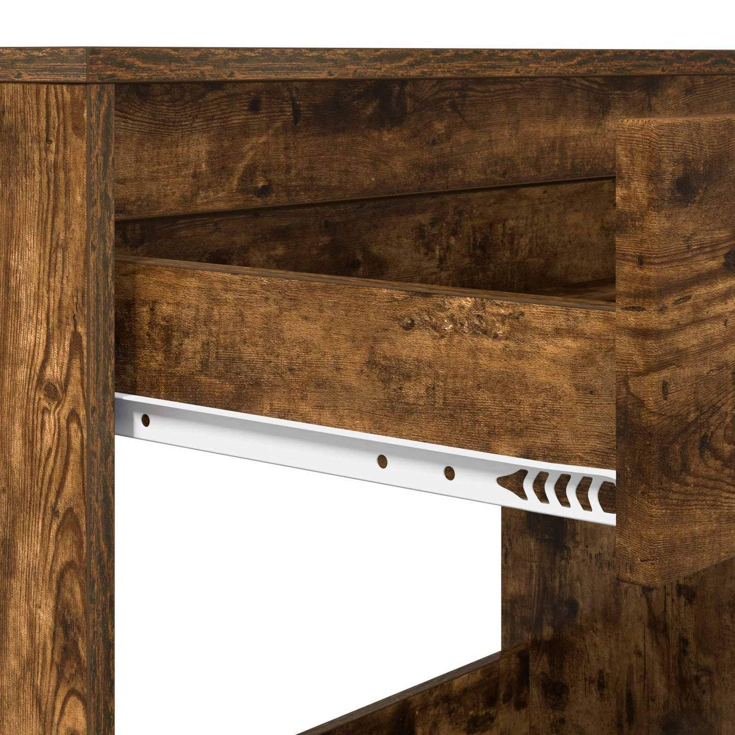 Bureau met Lade Gerookt eiken 100 x 50 x 78 cm Bewerkt hout is nu te koop bij PeponiXL, paradijselijk wonen!
