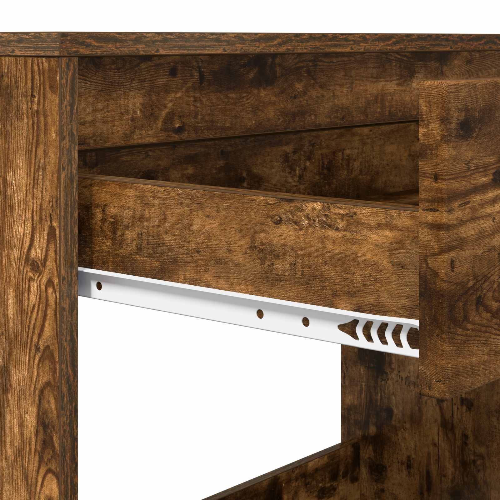 Bureau met Lade Gerookt eiken 100 x 50 x 78 cm Bewerkt hout is nu te koop bij PeponiXL, paradijselijk wonen!