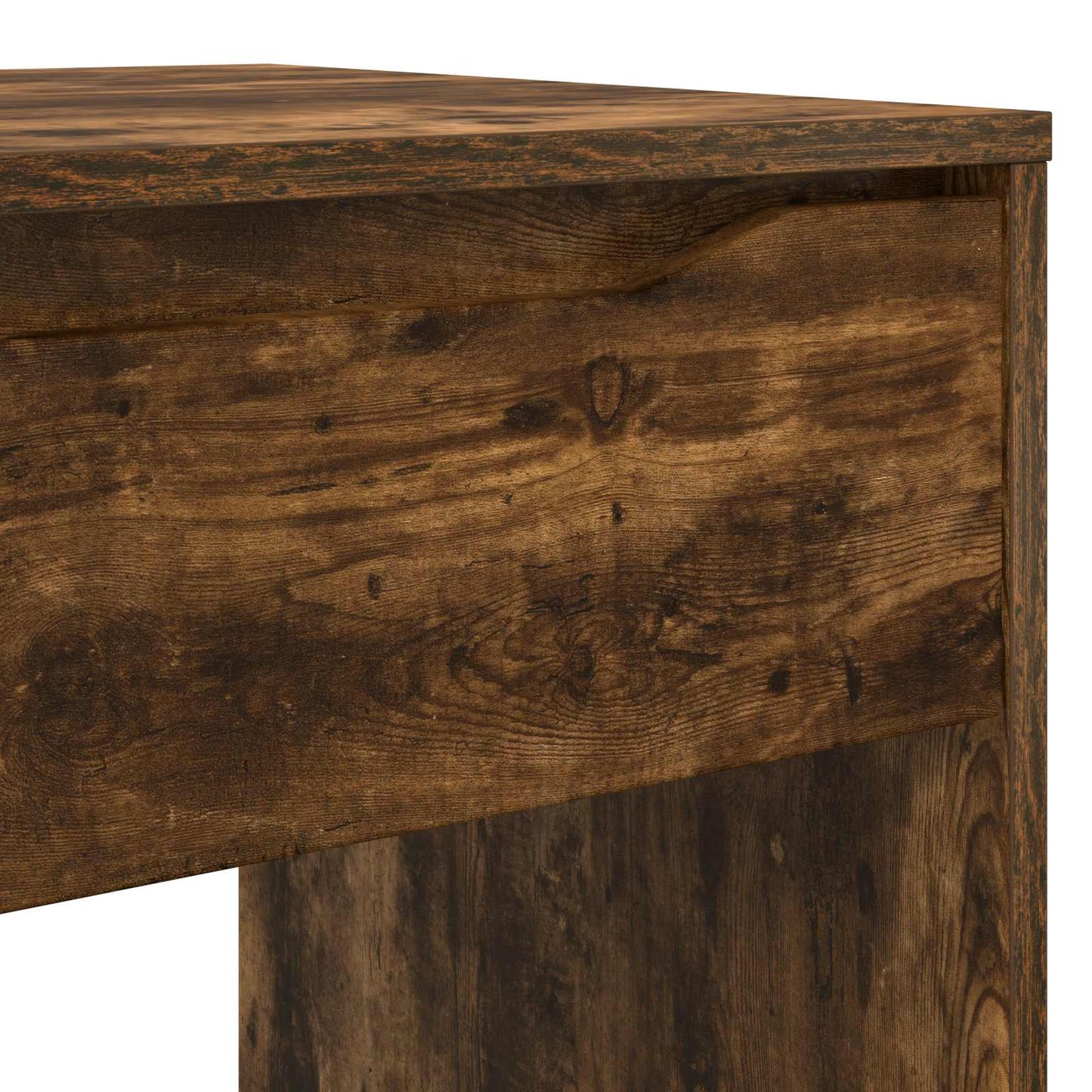 Bureau met Lade Gerookt eiken 100 x 50 x 78 cm Bewerkt hout is nu te koop bij PeponiXL, paradijselijk wonen!