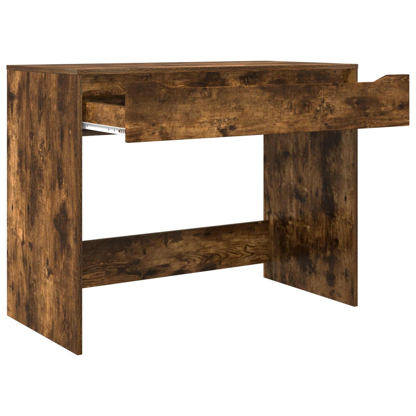 Bureau met Lade Gerookt eiken 100 x 50 x 78 cm Bewerkt hout is nu te koop bij PeponiXL, paradijselijk wonen!