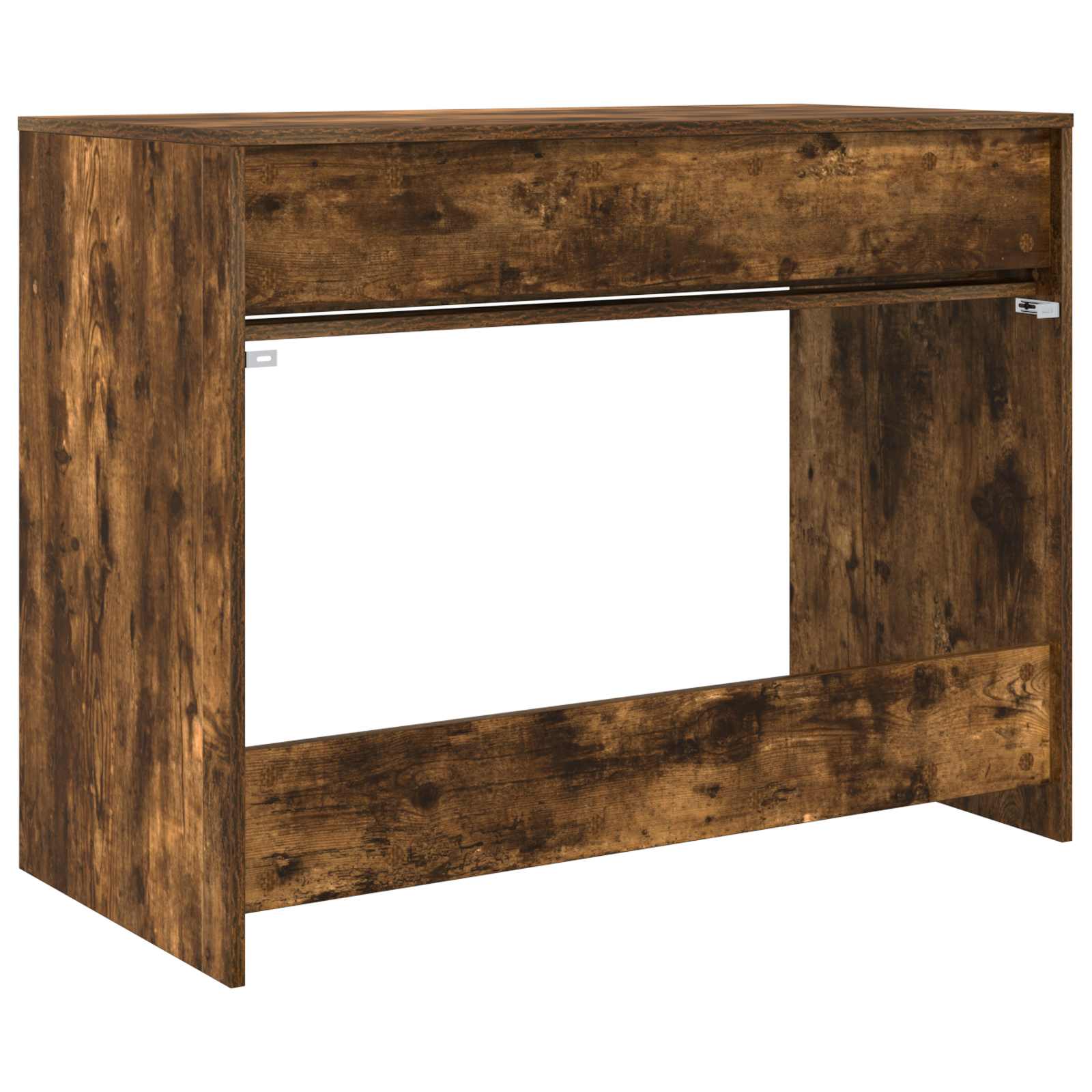 Bureau met Lade Gerookt eiken 100 x 50 x 78 cm Bewerkt hout is nu te koop bij PeponiXL, paradijselijk wonen!