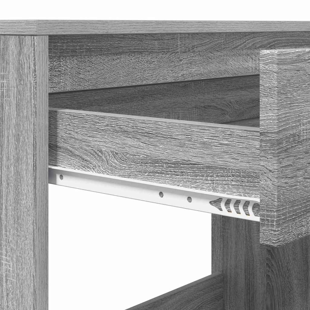 Bureau Grijze Sonoma 100 x 50 x 78 cm Geconstrueerd hout is nu te koop bij PeponiXL, paradijselijk wonen!