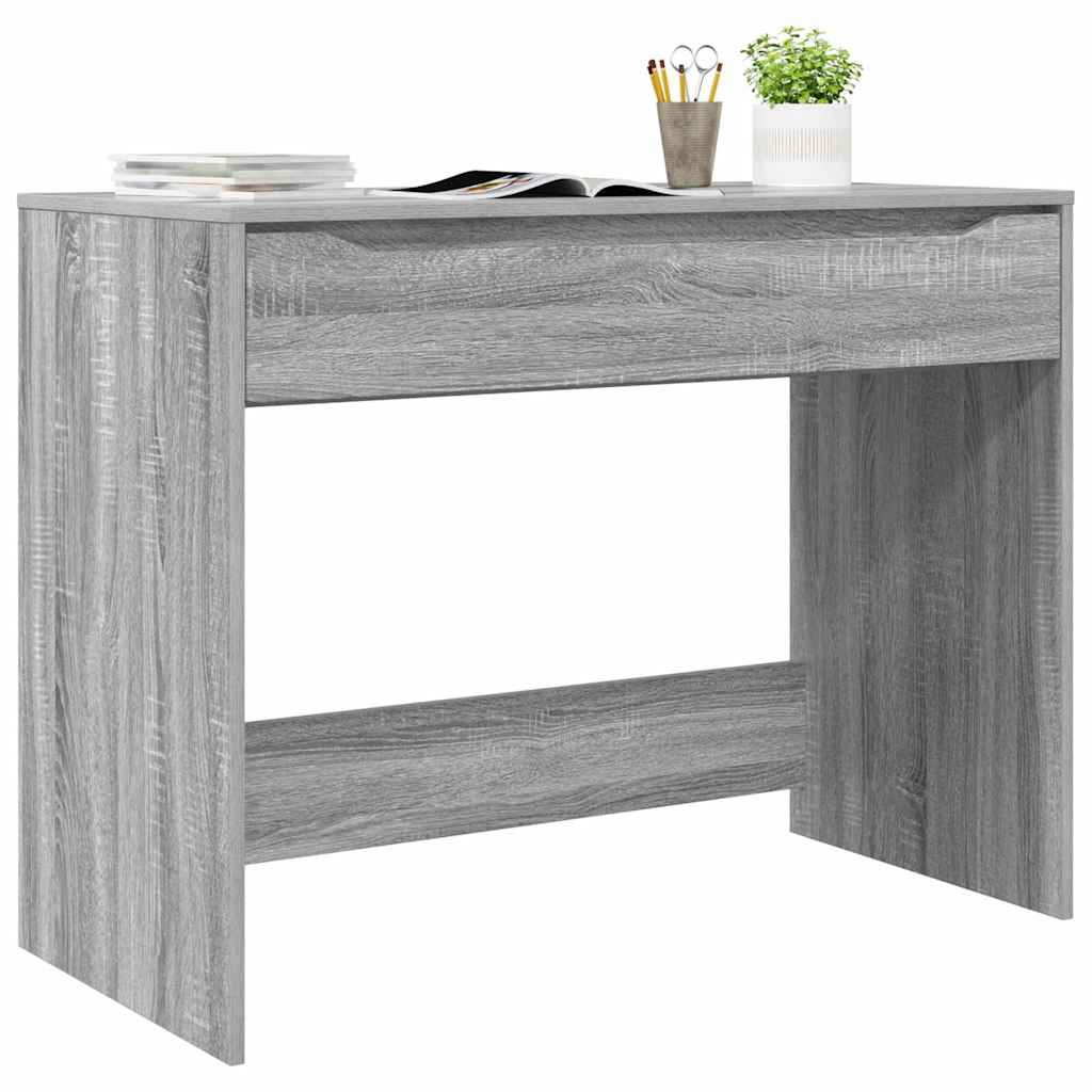 Bureau Grijze Sonoma 100 x 50 x 78 cm Geconstrueerd hout is nu te koop bij PeponiXL, paradijselijk wonen!