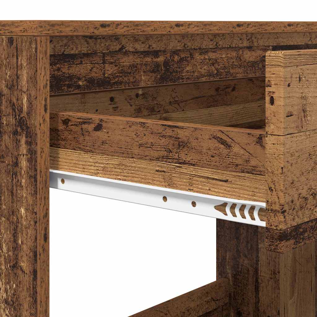 Bureau met lade Oudhout 100 x 50 x 78 cm Geconstrueerd hout is nu te koop bij PeponiXL, paradijselijk wonen!