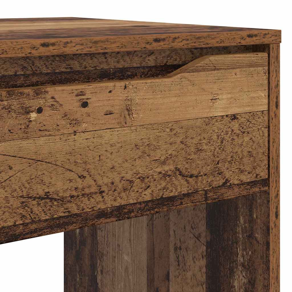 Bureau met lade Oudhout 100 x 50 x 78 cm Geconstrueerd hout is nu te koop bij PeponiXL, paradijselijk wonen!