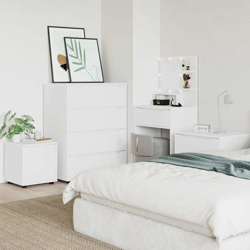 Badkamer Kast Wit 40,5 x 40 x 44 cm Bewerkt hout is nu te koop bij PeponiXL, paradijselijk wonen!