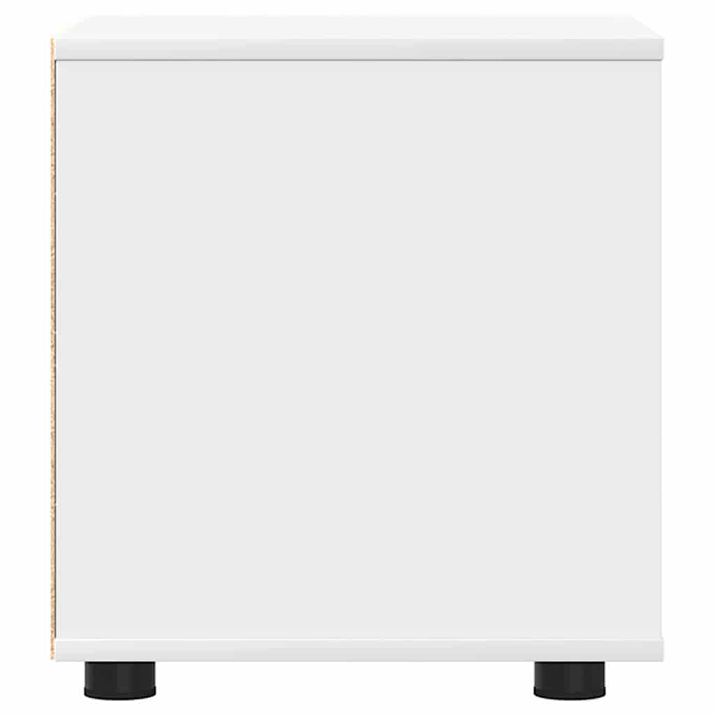 Badkamer Kast Wit 40,5 x 40 x 44 cm Bewerkt hout is nu te koop bij PeponiXL, paradijselijk wonen!