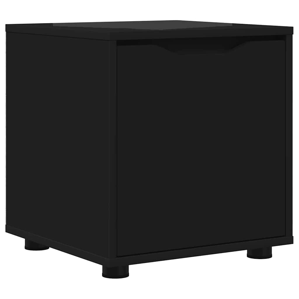Badkamer Kast Zwart 40,5 x 40 x 44 cm Bewerkt hout is nu te koop bij PeponiXL, paradijselijk wonen!
