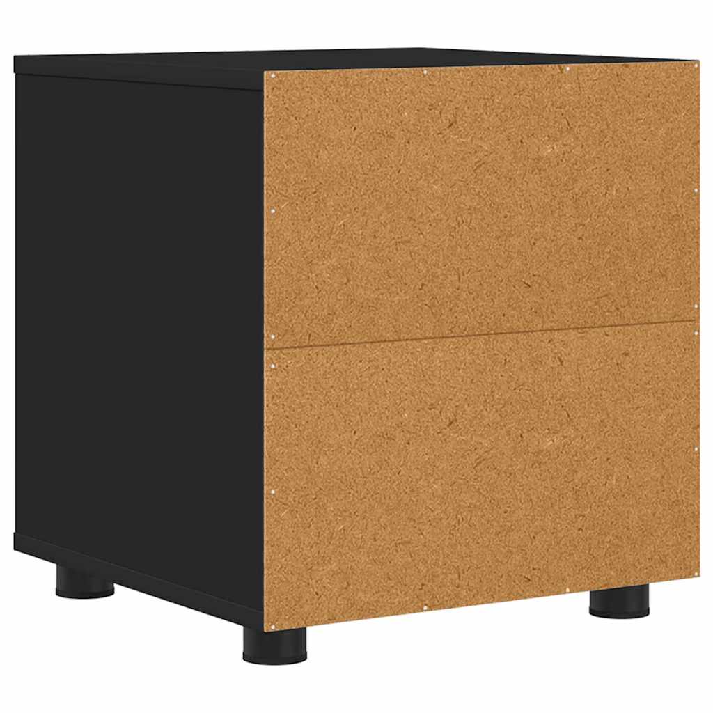Badkamer Kast Zwart 40,5 x 40 x 44 cm Bewerkt hout is nu te koop bij PeponiXL, paradijselijk wonen!
