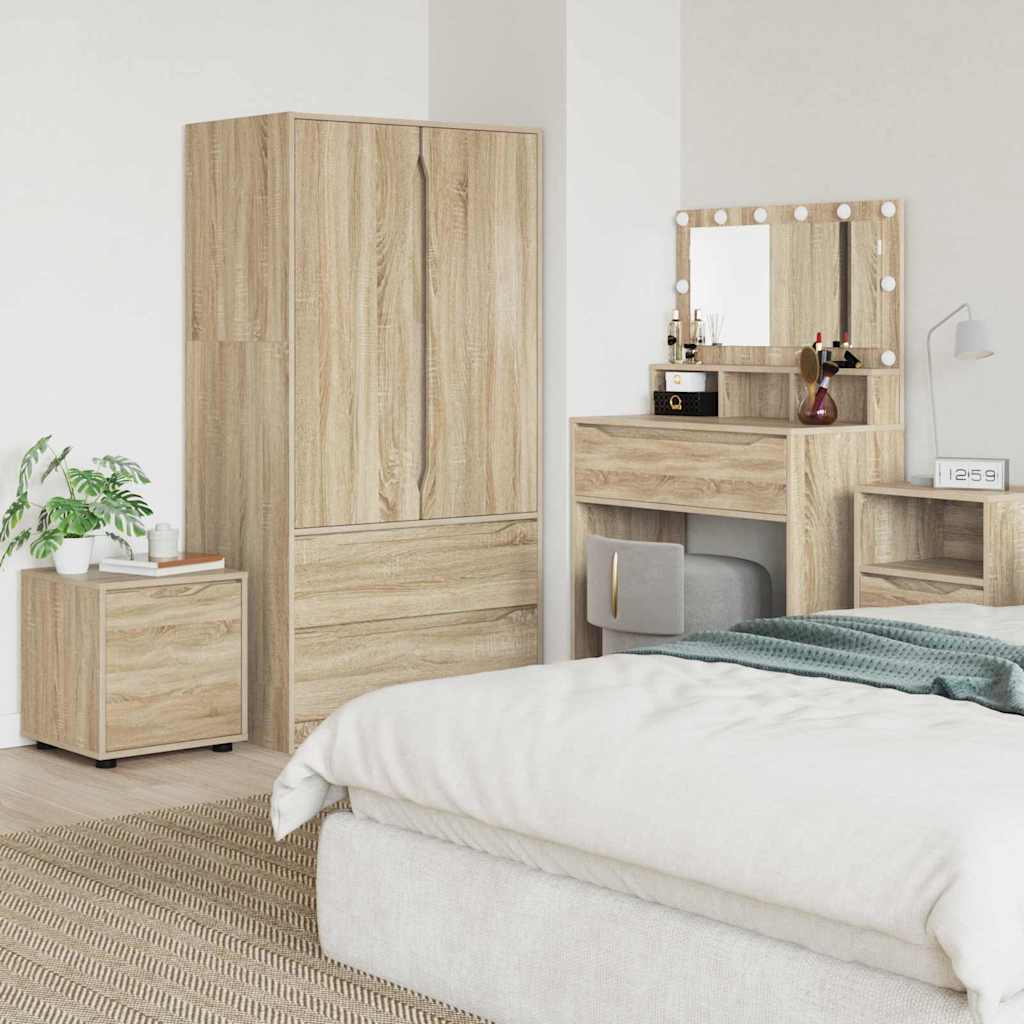 Badkamer Kast Sonoma Eiken 40,5 x 40 x 44 cm Bewerkt hout is nu te koop bij PeponiXL, paradijselijk wonen!
