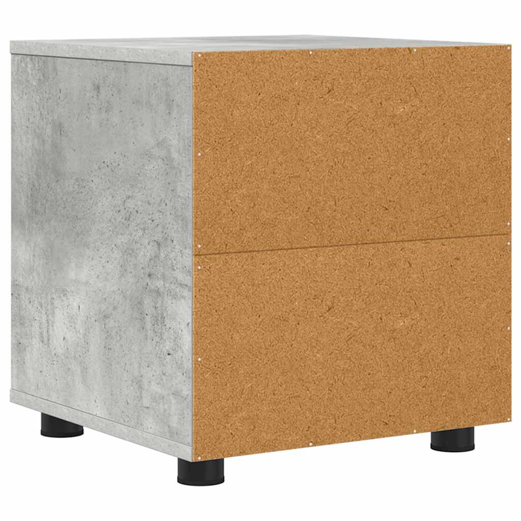 Badkamer Kast Beton Grijs 40,5 x 40 x 44 cm Bewerkt hout is nu te koop bij PeponiXL, paradijselijk wonen!