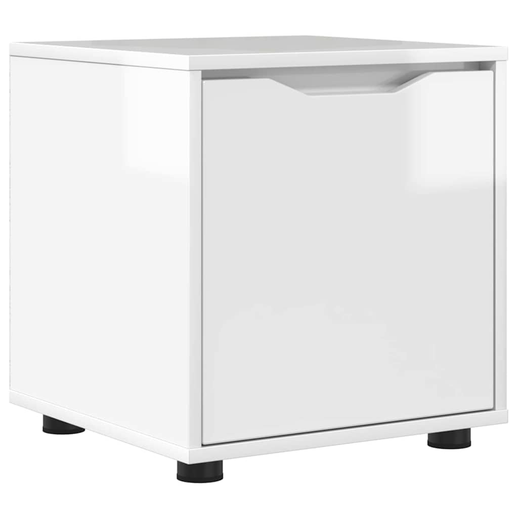 Badkamer Kast Hoogglans wit 40,5 x 40 x 44 cm Bewerkt hout is nu te koop bij PeponiXL, paradijselijk wonen!
